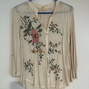 Embroidered Shirt from Anthropologie